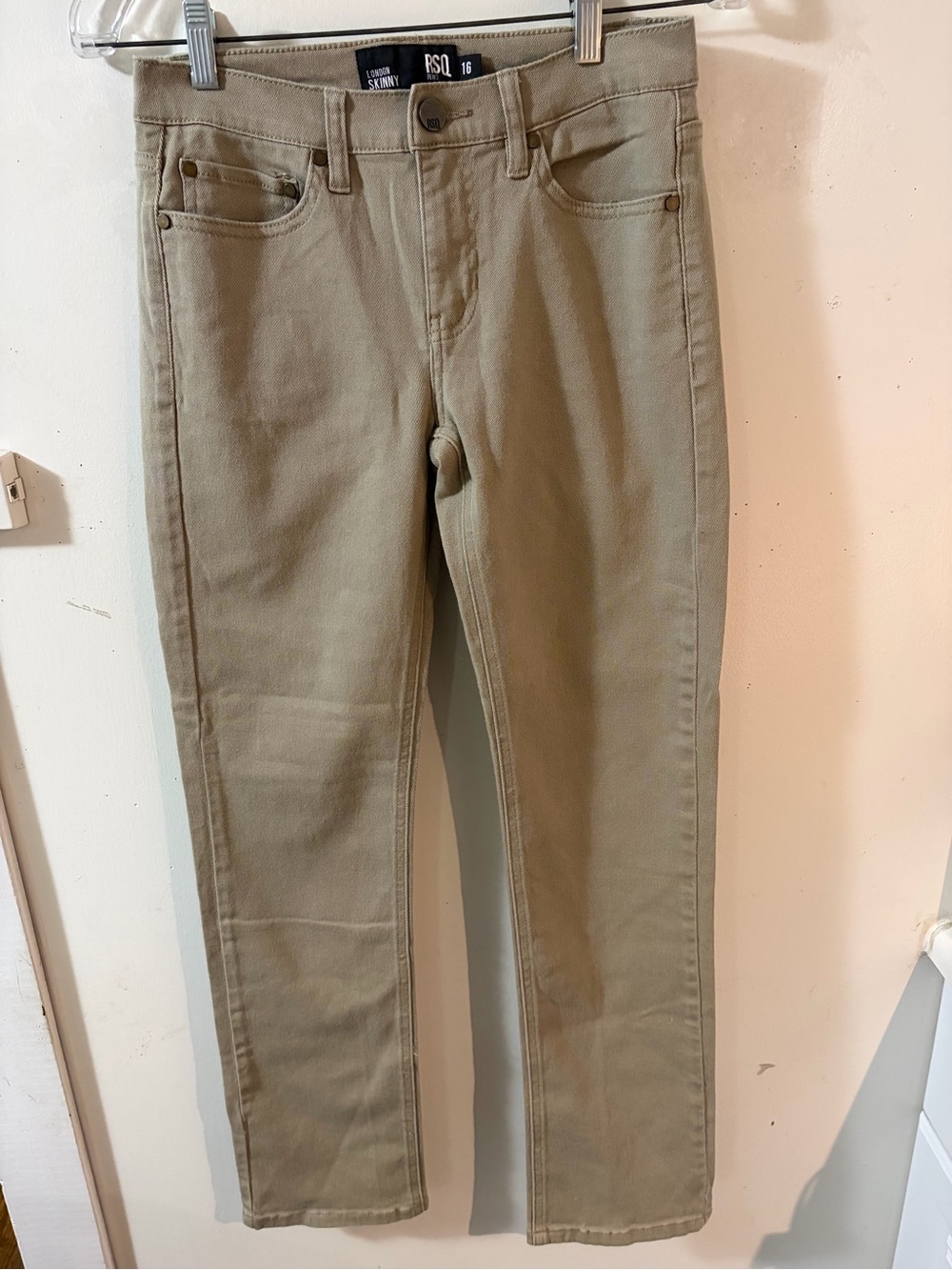 RSQ Men's Skinny Jeans in Khaki Green